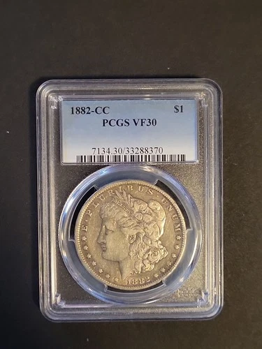 1882-CC VF30 Morgan Dollar, PCGS 33288370