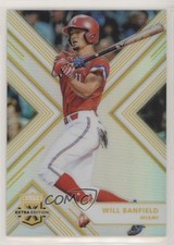 2018 Panini Elite Extra Edition Opti-Chrome Gold Prizm 8/10 Will Banfield n1u