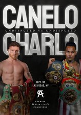 CANELO ALVAREZ vs. JERMELL CHARLO Fight 2023 Boxing Fight - poster no frame