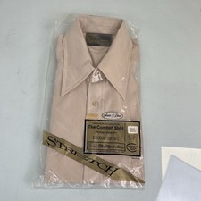 Deadstock Vintage 1960s Sears Perma-Prest Shirt 16.5 USA NOS 60s