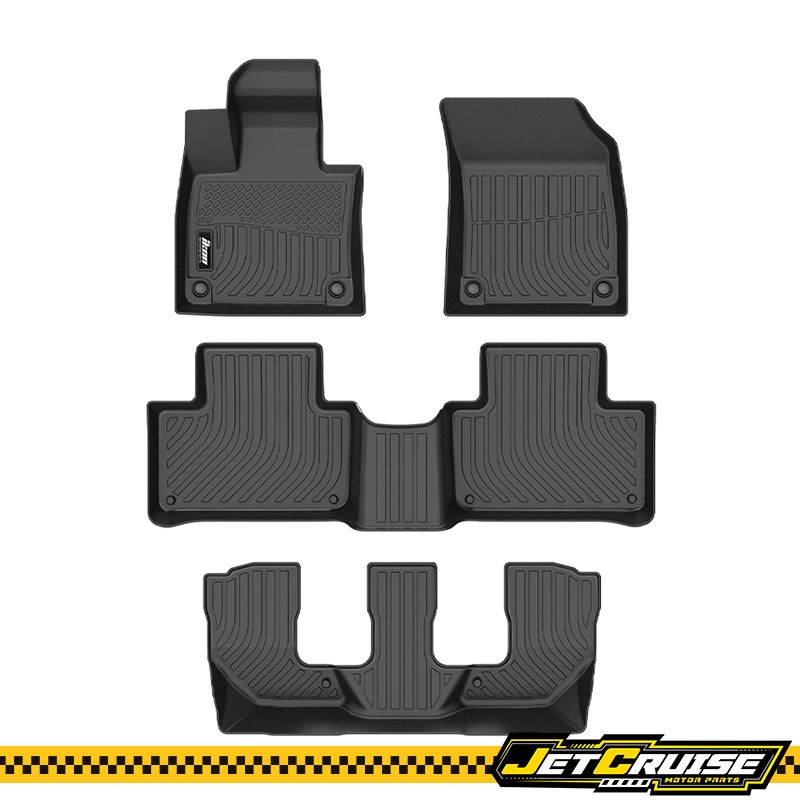 Fits 16-25 Volvo XC90 7-Seat All Weather 3D Molded Floor Mats Carpets TPE 4PCS