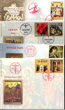 Romania 2013/2015/2016/2017 Christmas / Easter First Day Covers x 4