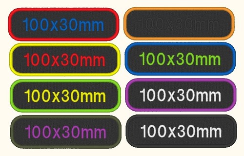 SEW ON Personalised Embroidery ID Badge Morale Patch Custom Name Tape 10x3cm - Picture 1 of 2