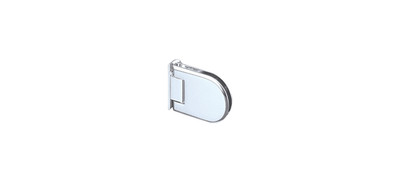 CRL BER044SC Satin Chrome Berlin 044 Series Wall Mount Offset Back Plate Hinge