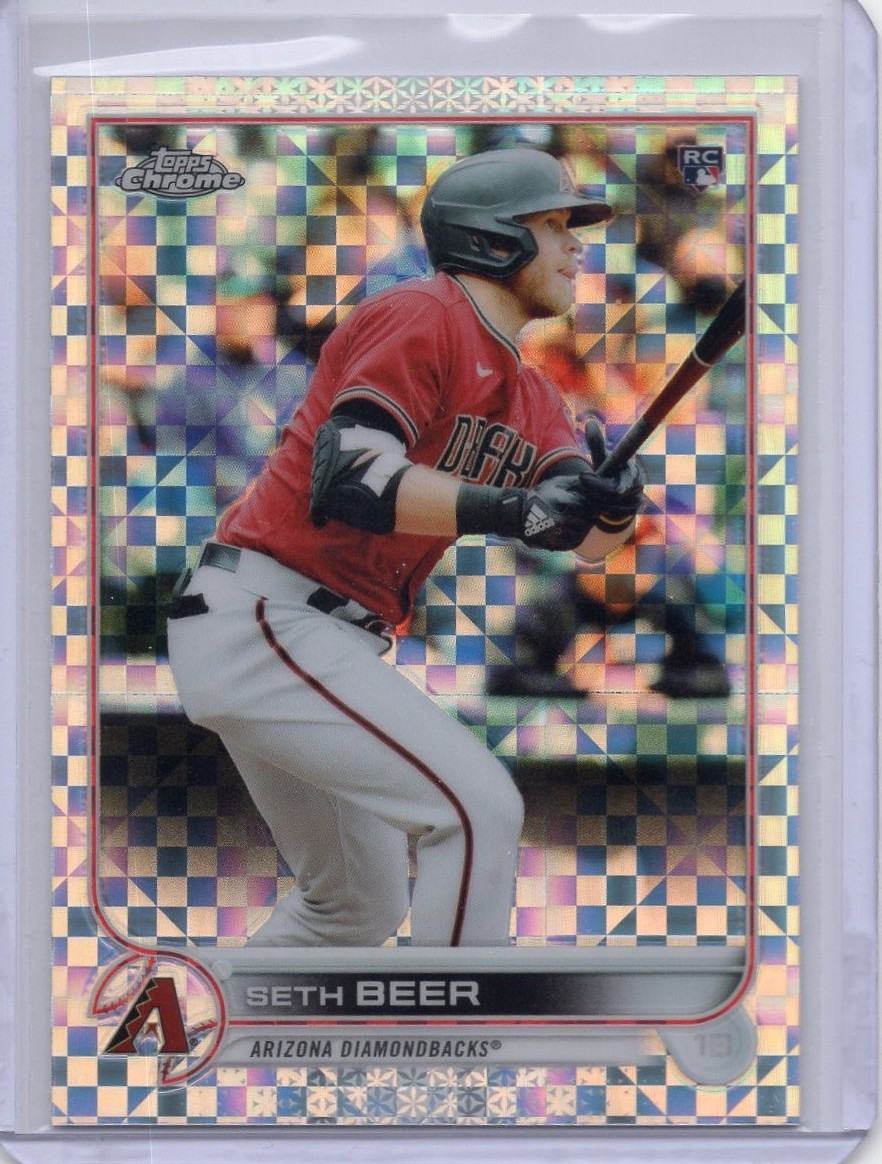2022 Topps Chrome X-Fractor #186 Seth Beer NM+ SP