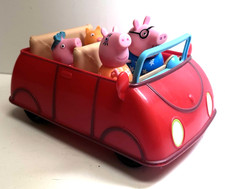 Peppa Pig Peppa's Adventures Family Red Talking Car Sound Works  4 Characters