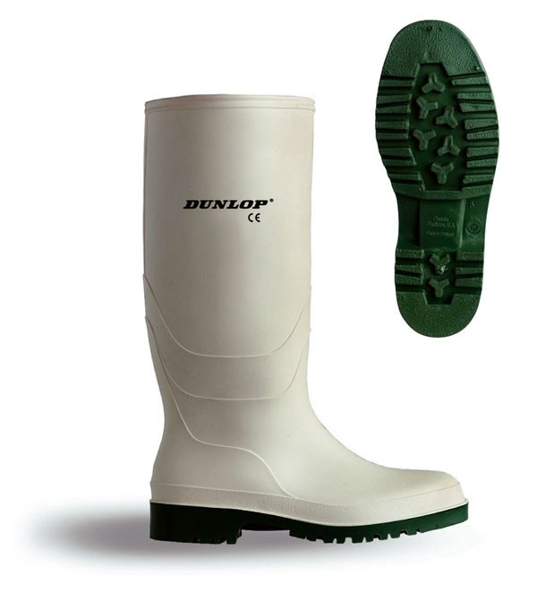 Dunlop Pricemaster Non-Safety Wellingtons White Size 7