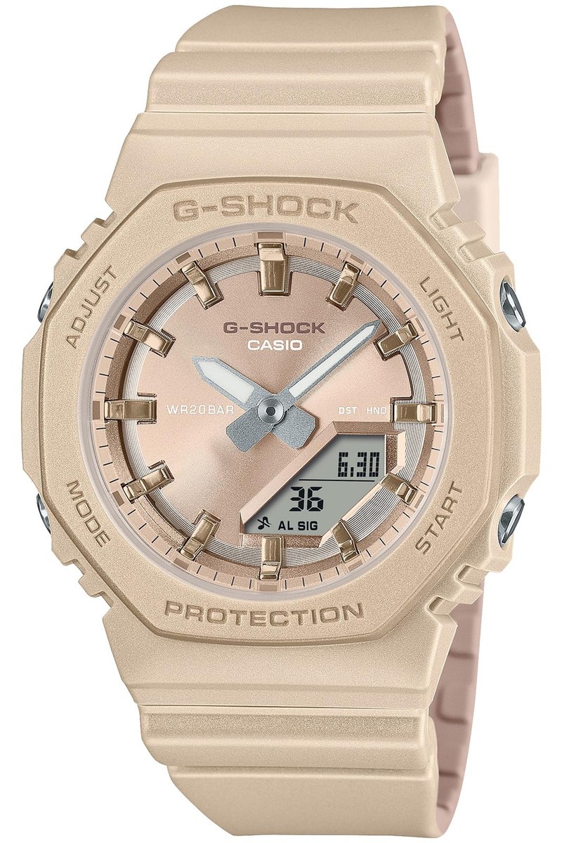 Unused CASIO G-SHOCK GMA-P2100ST-9AJF Beige Ana-Digi Women