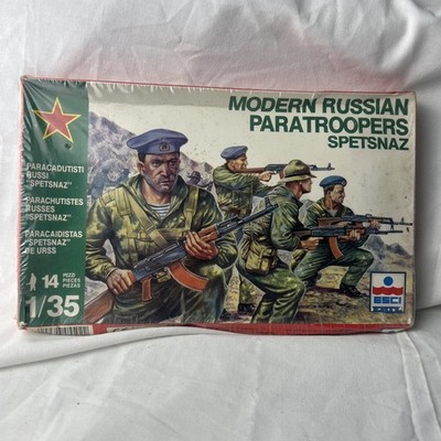 ESCI Modern Russian Paratroopers Spetsnaz Soldier Figures 1/35 #5502