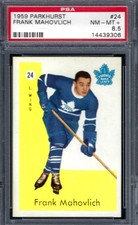 1959 Parkhurst #24 PSA 8.5 Frank Mahovlich Maple Leafs 24 Nice! SET BREAK