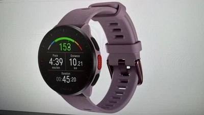 SW-0622 Polar Pacer 1,2"GPS-Laufuhr für Damen lila Sportuhr Pulsmesser B-WARE - Bild 1 von 4