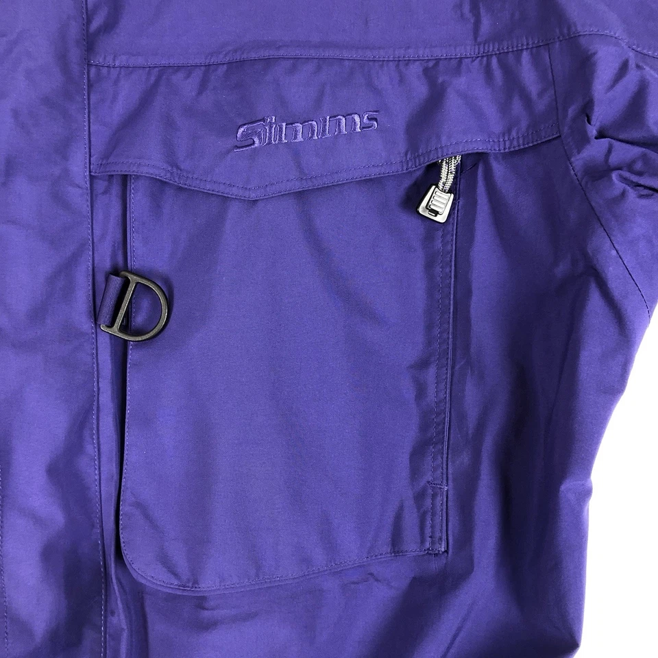 Vintage Simms Goretex Wading Jacket Mens M Purple Fly Fishing - Image 4 of 4