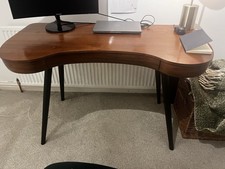 High End Curved Executive Walnut Office Desk RRP £530