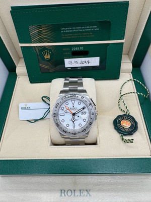 Rolex Explorer 2 Polar White Dial 226570