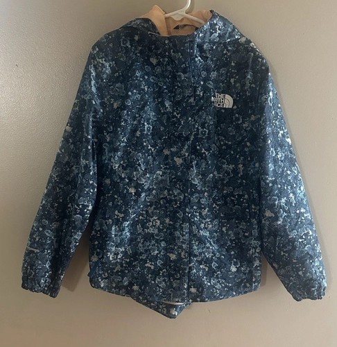 The North Face Girls 7/8 Antora Splatter Rain Coat Jacket - Picture 2 of 8