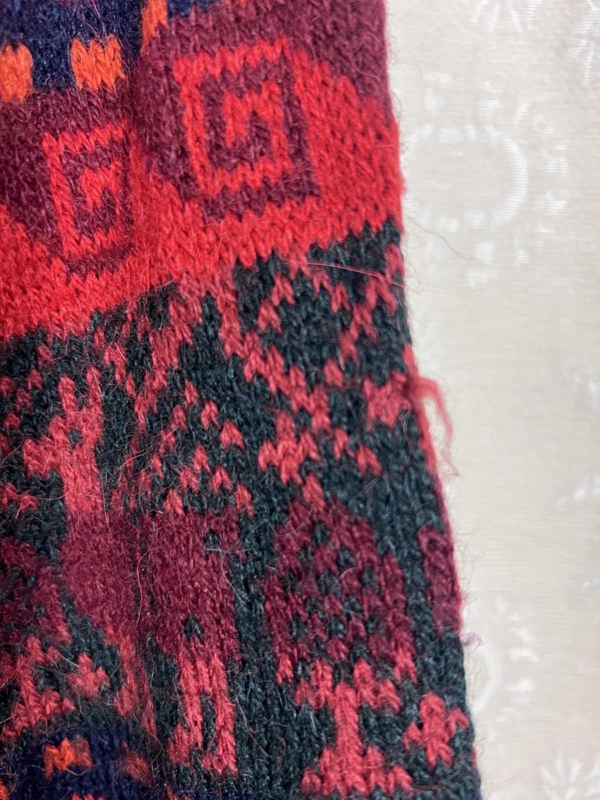 Vintage Peruvian baby alpaca knit cardigan sweater whimsical knit ...