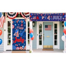 Happy 4th of July Banner 4th of July USA Independence Day Yard Sign
