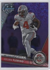 2023 Bowman U Chrome Purple Mini-Diamond Refractor /399 Julian Fleming #109 16hr