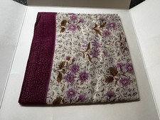 Japanese Silk and Nylon Blend Floral Motif Scarf NEW