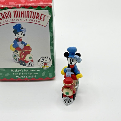 Hallmark 1998 Merry Miniatures Mickey's Locomotive MICKEY EXPRESS First of Five
