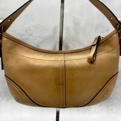 Vintage Coach Shoulder Hand bag Soho 9541 White Leather Y2K