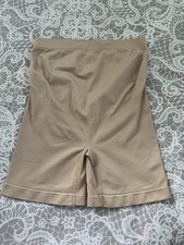 Motherhood Maternity Beige Shaper Brief Size L/XL Shapes Stomach And Butt Euc 
