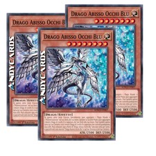 DRAGO ABISSO OCCHI BLU 3x • (Blue-Eyes Abyss Dragon) • Comune • SDWD IT007 • 1Ed