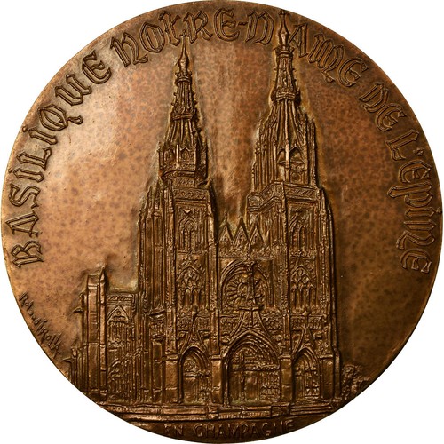[#559866] Frankrijk, Medaille, Basilique Notre-Dame de l'Epine, Champagne, 1982, - Afbeelding 1 van 2