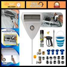 Mini Split Cleaning Kit - 360  Coil Cleaner, Spray Nozzle, Bucket  Hose Adapter