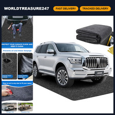 Heavy Duty Garage Floor Mat 17'x7.45" - Waterproof, Non-Slip, Adhesive Backing,