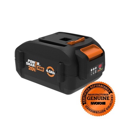 Worx 20V Power Share PRO 4.0AH High Capacity Battery-2 pcs (WA3012-SU)