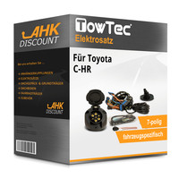 für Toyota C-HR 10.2016-10.2019 Towtec E-Satz 7Polig Fahrzeugspezifisch Neuware