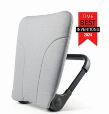 Ready Rocker Lumbar Support Seat Portable Rocking Device Dove Gray NEW
