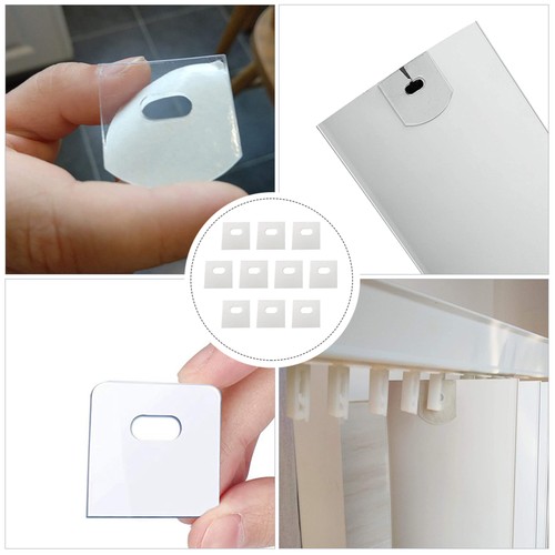 10 Pcs Patchs De Réparation Rideaux Aveugle Parties Aveugles Verticales - Imagen 4 de 12