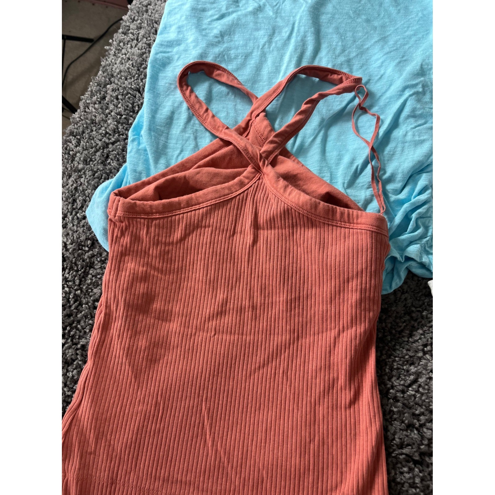 Old Navy  Basic Tops 5 Bundle Blue Green Terracot… - image 8