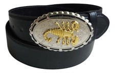 Mexican Scorpion Alacran Charro Cowboy Belt Buckle Hebilla Made In Mexico