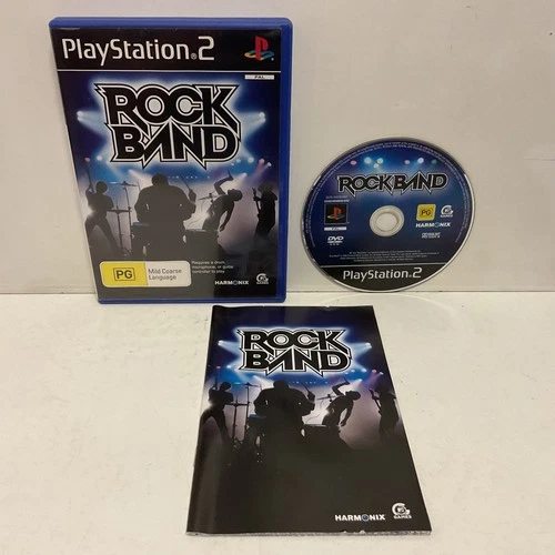 Rock Band PS2 PlayStation 2 PAL - VGC - Free Post