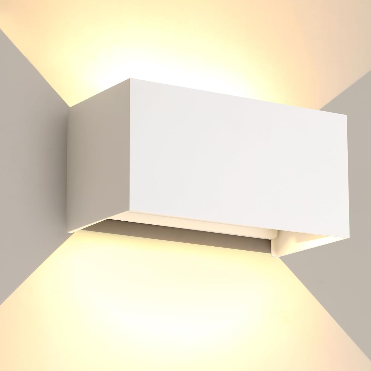 25W Applique Esterno Interno COB LED, Lampada Da Parete Muro IP65 Impermeabile, 