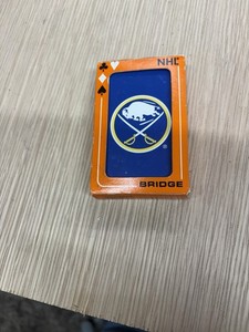 VTG 1990 Buffalo Sabres Card Game (Bridge) Sealed NHL 