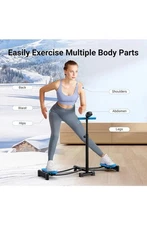 MERACH Ski Machine Simulated Ski Trainer Adjustable Height  Exercise Equipment