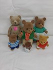 Vintage Calico Critters Sylvanian Families Mapletown Bear Family Of 6  — photo 1