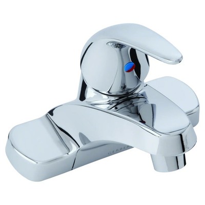 LOT of 6 Gerber Maxwell 40-115 Chrome Single Handle Lavatory Faucets - metal
