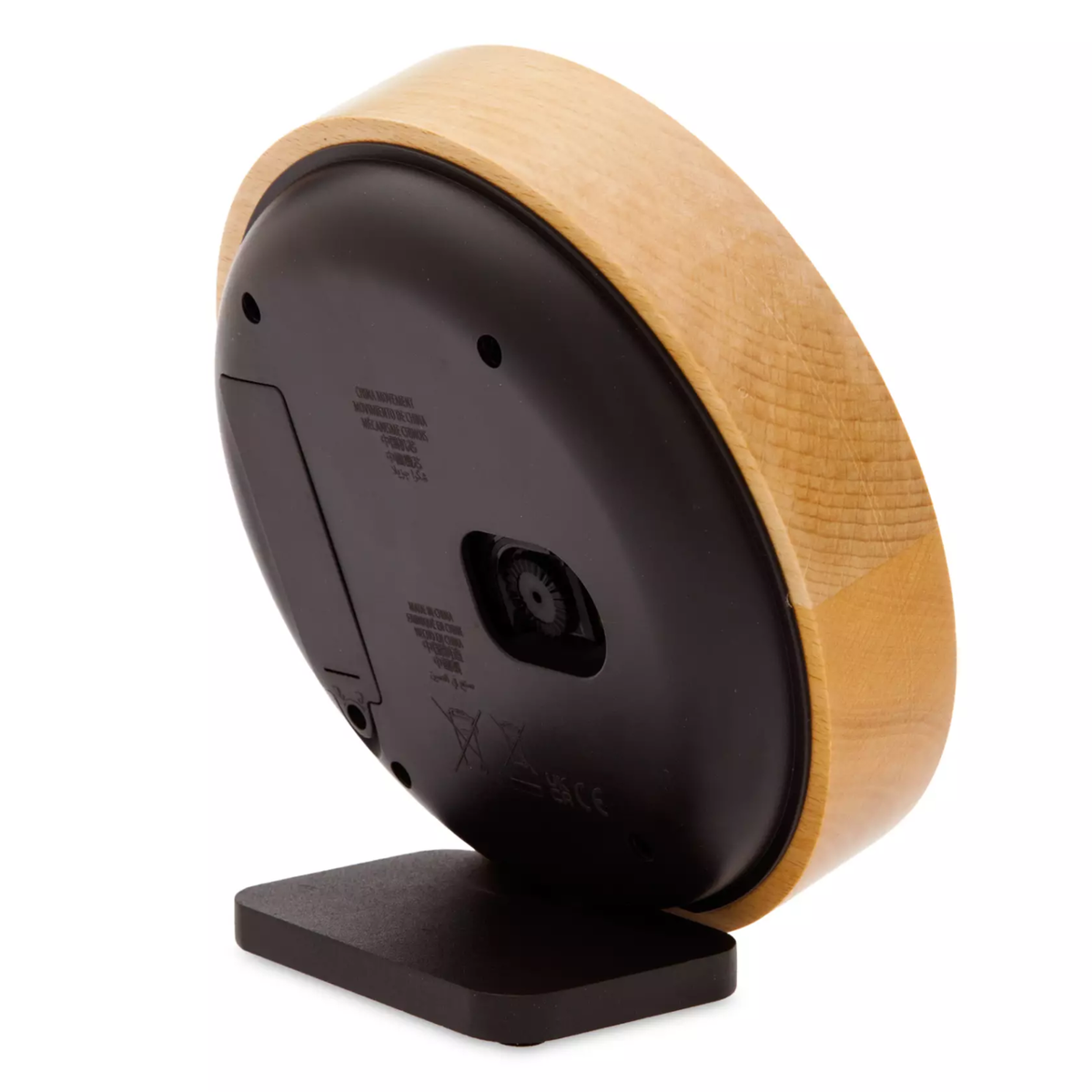 Disney Parks Mickey Mouse Icon Desk Clock Wood Home Collection | eBay