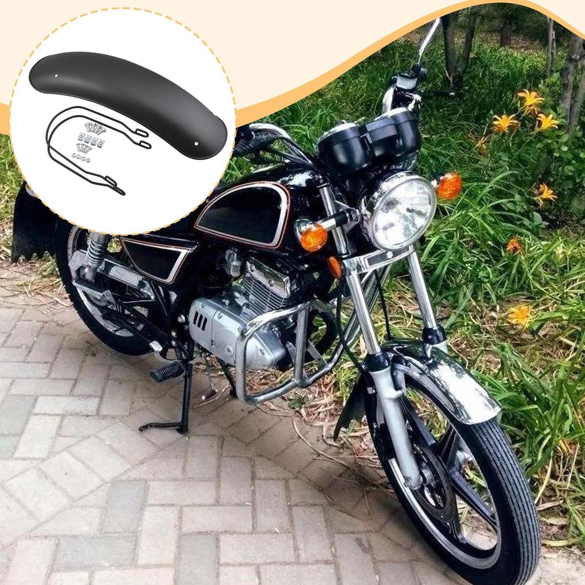 Motorcycle Mudguard Mudflap Motorcycle Fenders for Suzuki Gn125