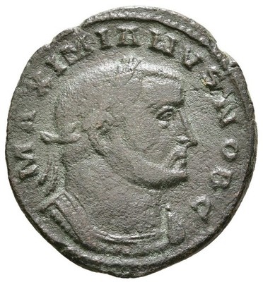 GALERIUS MAXIMIANUS Caesar 293-305 Ancient Roman Coin 27mm GENIO POPVLI ROMANI