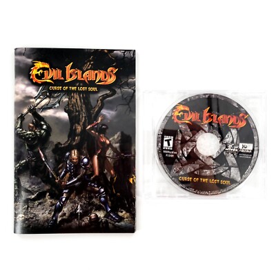 Evil Islands: Curse of the Lost Soul (PC, 2001) w/ Manual Mint Disc