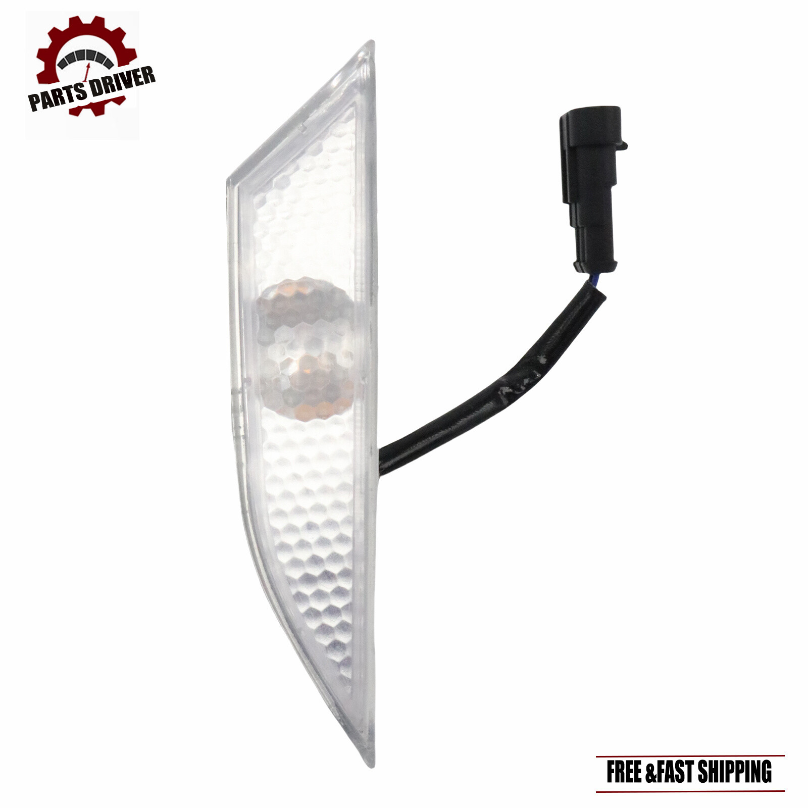 Left & Right Clear Side Marker Indicator Lens For Lamborghini Gallardo 560 570