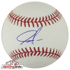 Forrest Whitley Signed OML Baseball Houston Astros BAS COA 