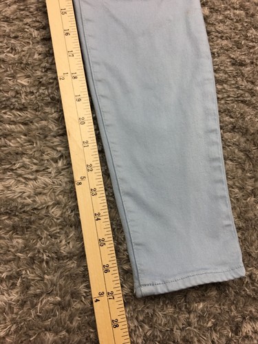 KUT From The Kloth MIA Toothpick Ankle Skinny Jeans Womens Size 6 Baby Blue Deni - Picture 9 of 11