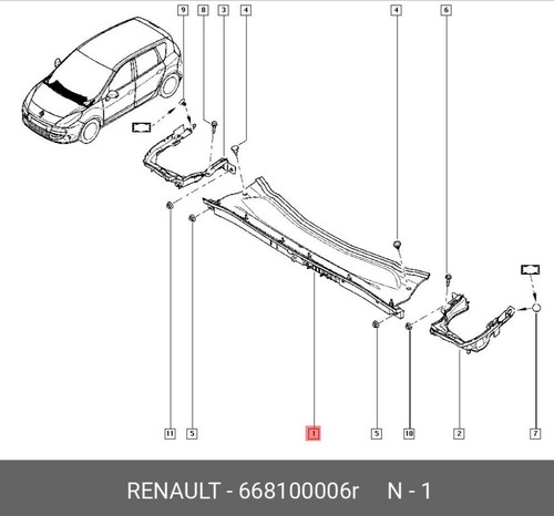 KIT COMPLETO, RENAULT SCENIC 3, GRAND SCENIC3, AÑOS 2008-2016, OE 668100006R,ЖАБО - Imagen 3 de 24